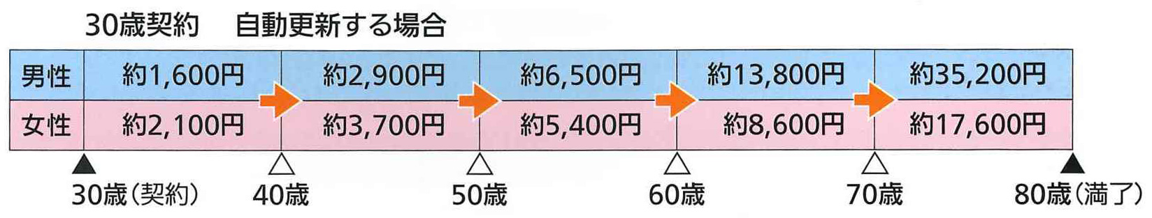 10年満了 更新タイプの図