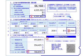 年金定期便のサンプル